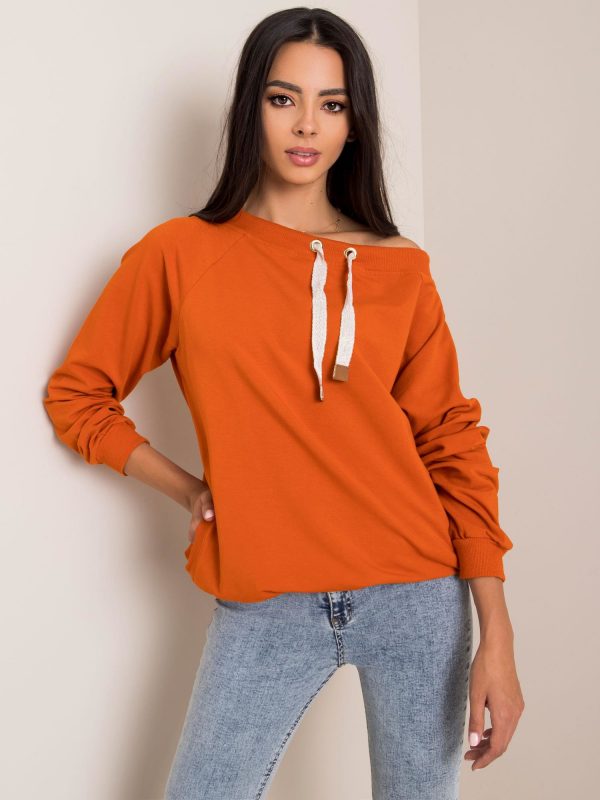 Dark orange sweatshirt Elen RUE PARIS