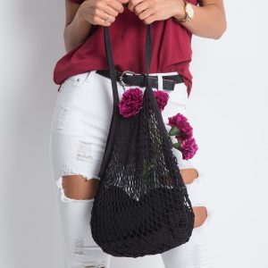 Black Mesh Bag