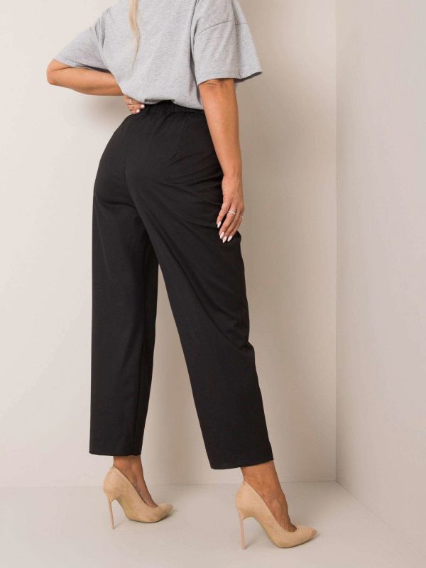 Agnes RUE PARIS black plus size pants