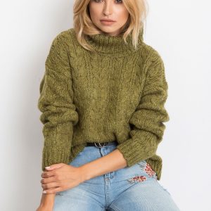 RUE PARIS Khaki Heavenly sweater