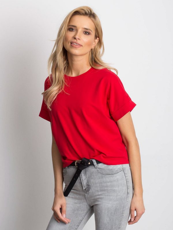 Red T-shirt Woodland