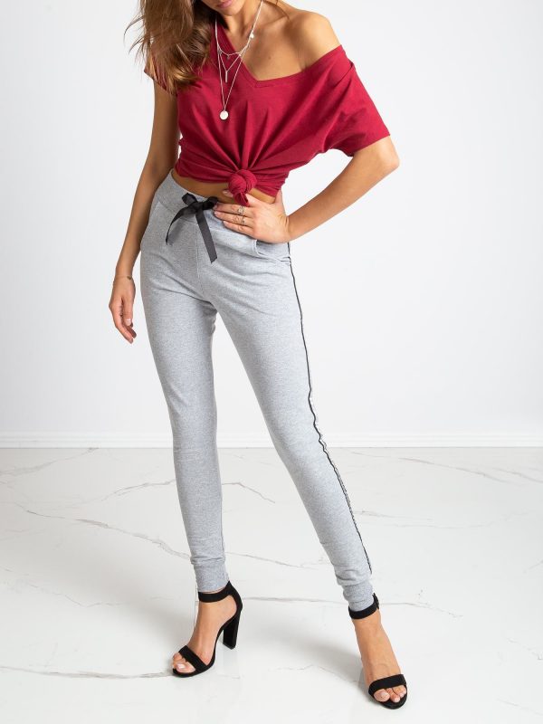 Grey Ring Pants