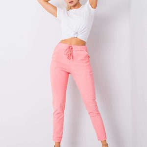 Light coral pants made of Marisa fabric