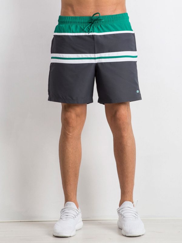 Graphite-Green Men's Stubborn Shorts