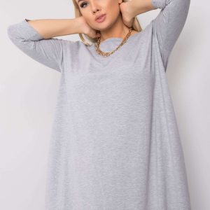 Grey melange dress Encarna