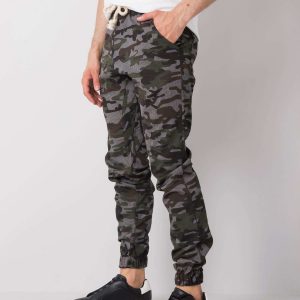 Brown sweatpants for men camouflage Luke