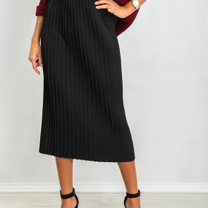 RUE PARIS Tammy Black Skirt