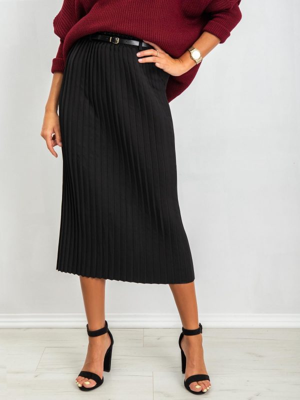 RUE PARIS Tammy Black Skirt