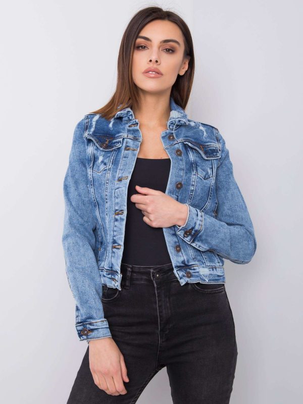 Raquel RUE PARIS blue denim jacket