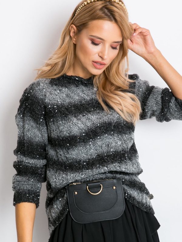 Dark Grey Rave Sweater