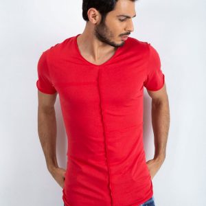 Red T-shirt for men Rebel