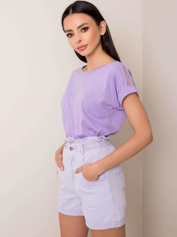 Purple t-shirt Livia RUE PARIS