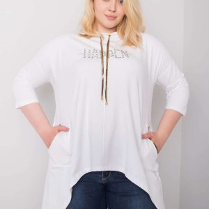 White blouse with Marion applique