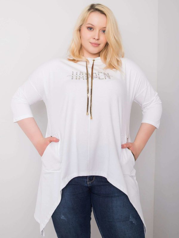 White blouse with Marion applique