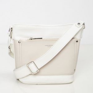 White eco leather handbag