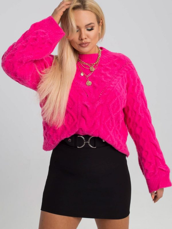 Pink jumper plus size Maya