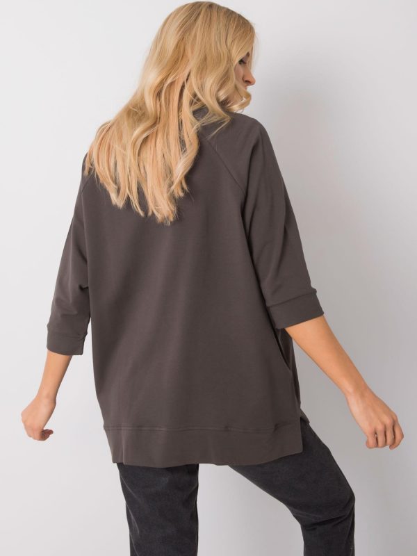 Dark khaki Lanna sweatshirt