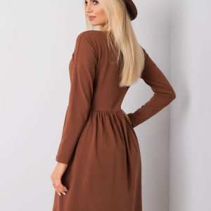 Brown dress Vega RUE PARIS