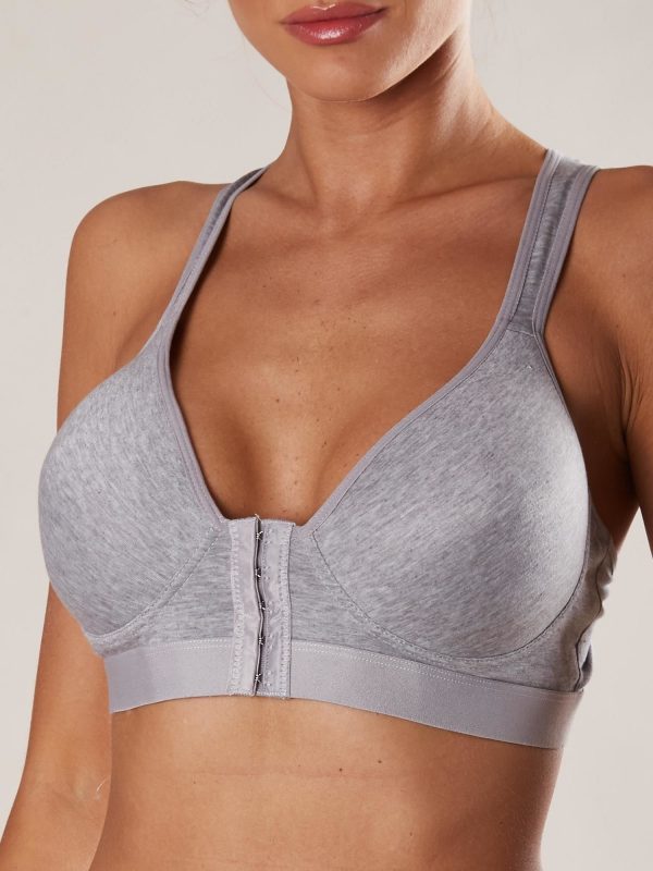 Grey Sports Bra