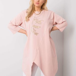 Tamsin's dirty pink tunic