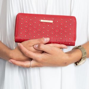 Red wallet with stars