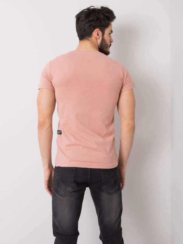 Blake Cotton Men's Dirty Pink T-Shirt