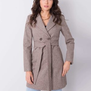 Women's brown coat Francine