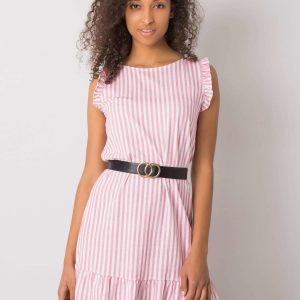 Clarabelle Red Striped Dress