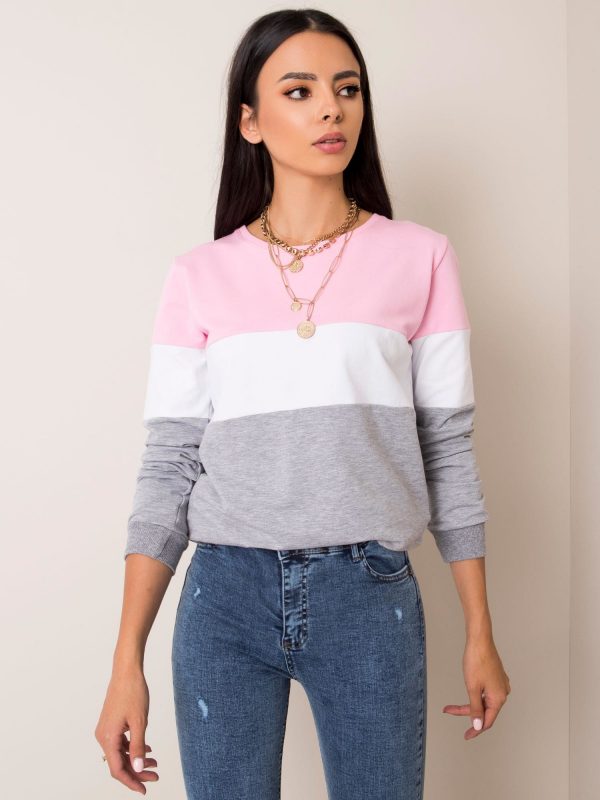 Light pink sweatshirt Larice RUE PARIS