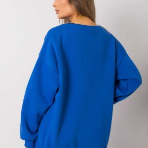 Blue cotton sweatshirt Armelle