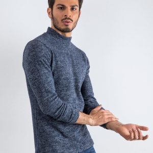 Navy blue men's sweater Allow