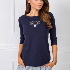 Navy blue blouse Bobbi