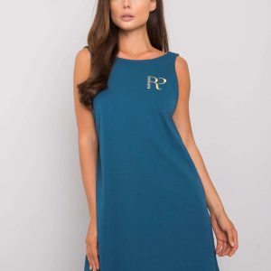 Marine cotton dress Ramya RUE PARIS