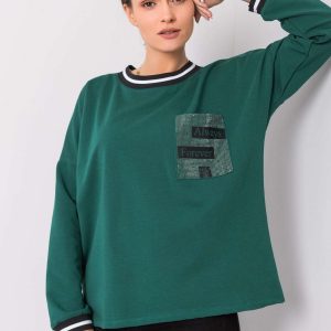 Dark green blouse Gracey