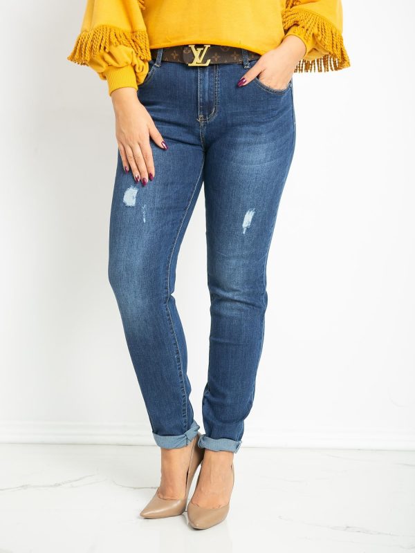 Mayfair blue plus size jeans