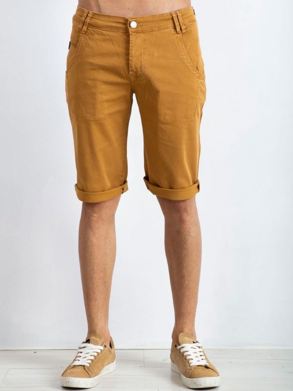 Brown Seeing Men's Shorts