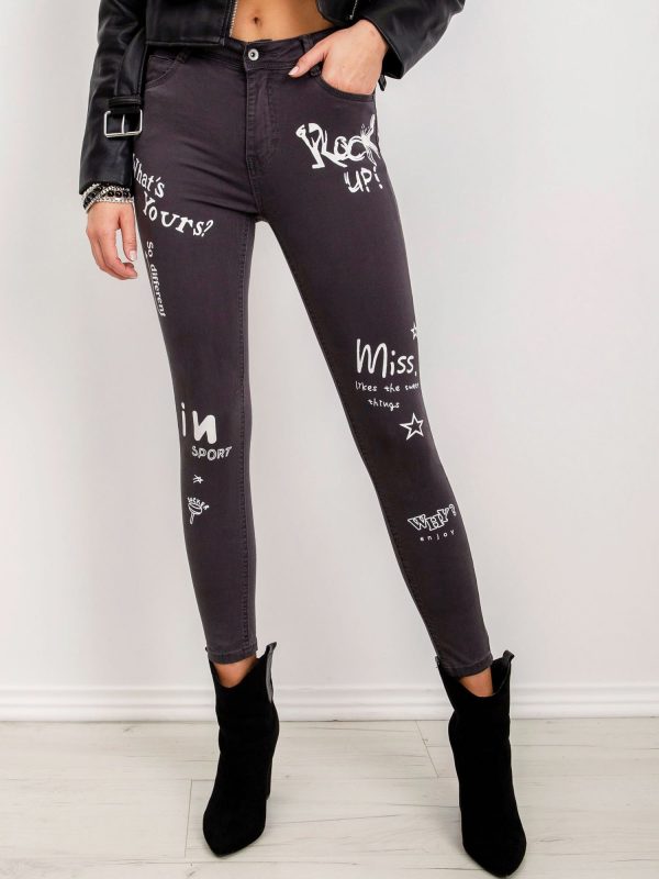 Dark grey jeans Duchess