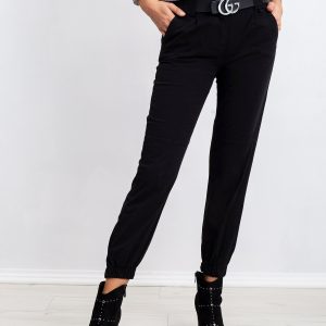 RUE PARIS Black Impulsive pants