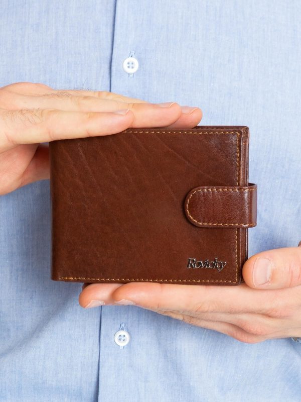 Brown Men's Leather Wallet
