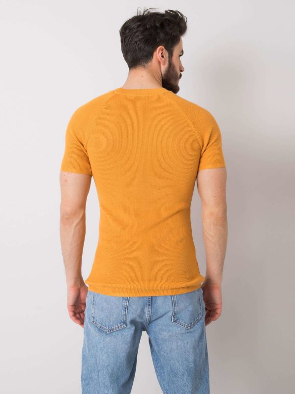 Dark yellow T-shirt for men by Elliott