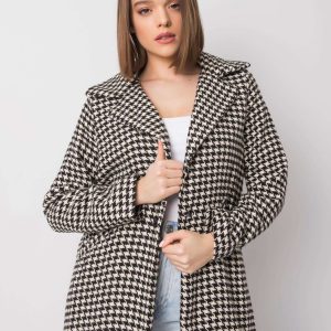 Esmee black and white coat