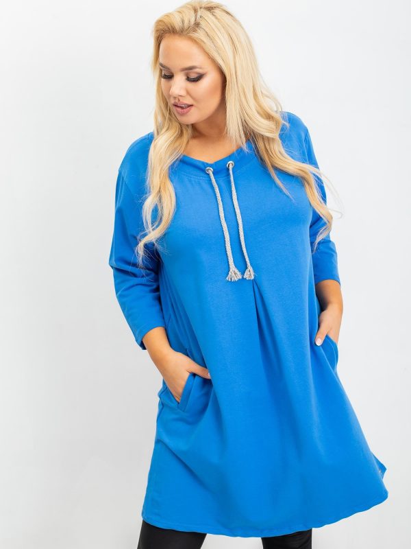 Blue tunic plus size Alexa