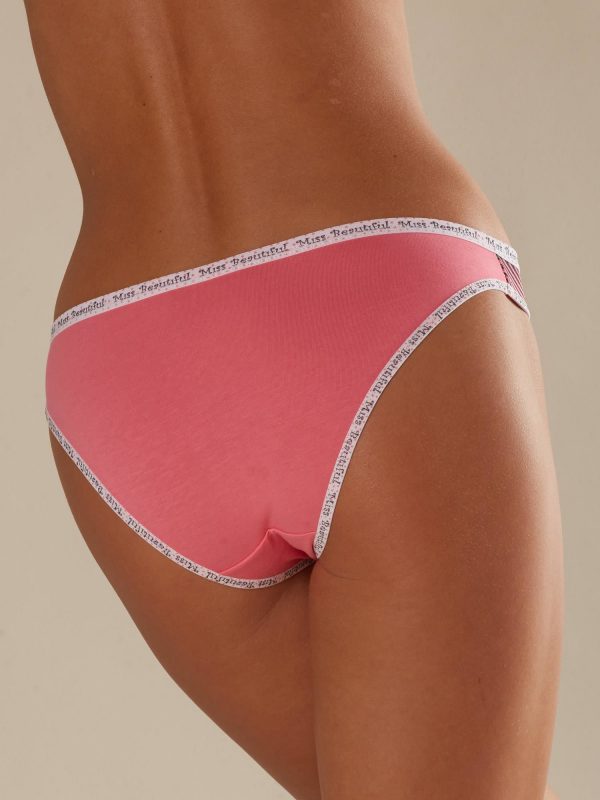 Pink Printed Women's Panties