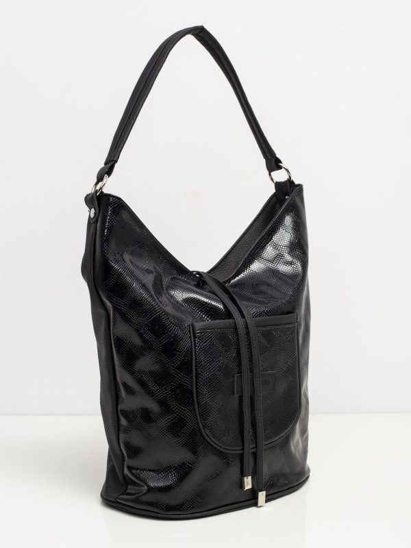 Black Women's Urban Bag in Eco Leather