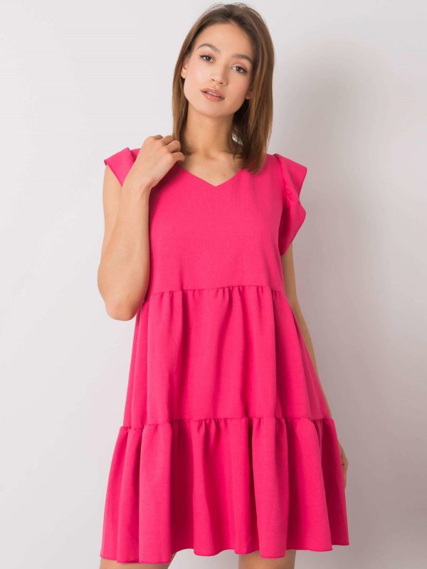 Pink Casual Dress Mirabelle RUE PARIS