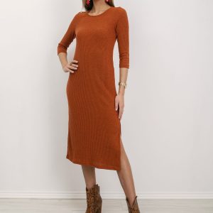 BSL Copper Stripe Dress