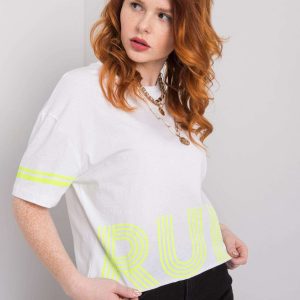 White Marlene Cotton T-Shirt