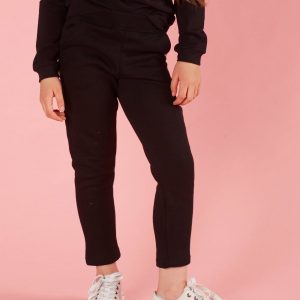 Black sweatpants for girl