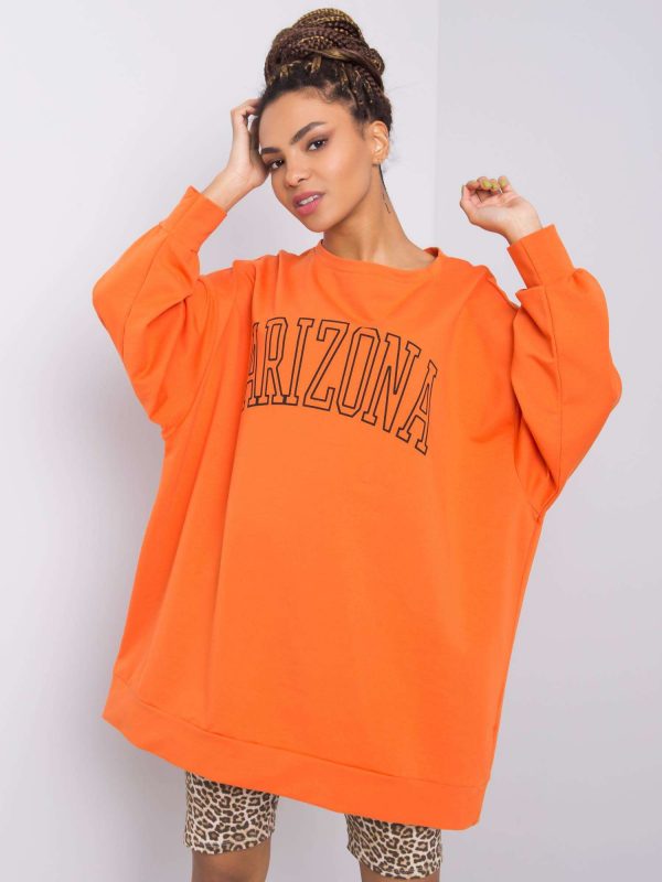 Orange sweatshirt Samiya