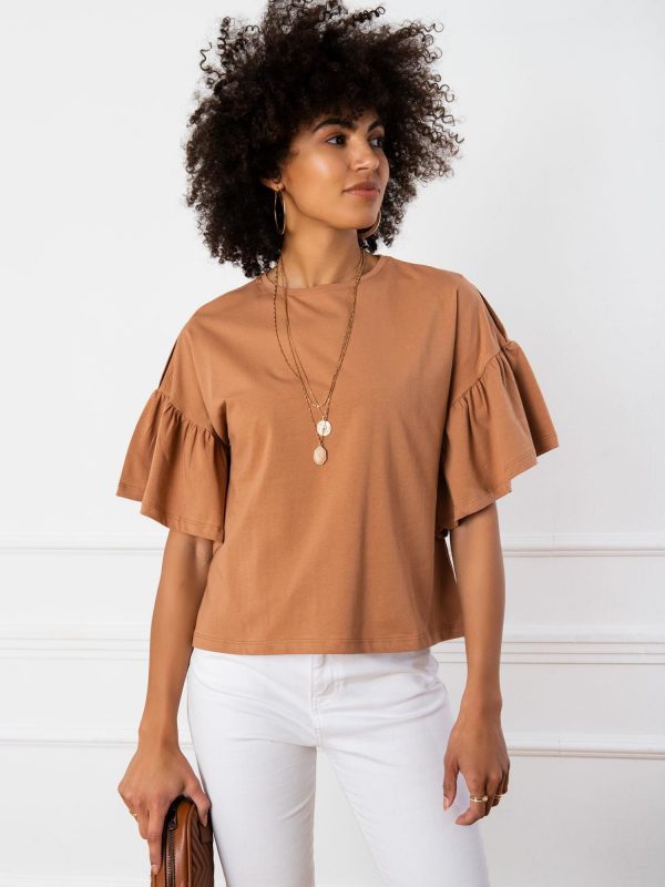 Light-brown blouse Alice